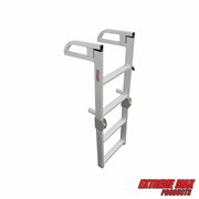 Extreme Max Extreme Max 3005.4089 Aluminum 4-Step Compact Folding Pontoon Boarding Ladder 3005.4089